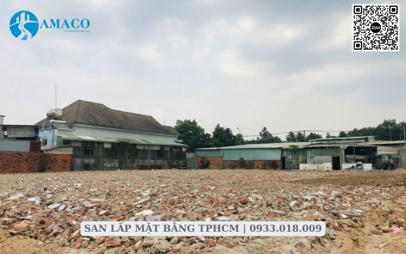 Dịch vụ san lấp mặt bằng giá rẻ tphcm