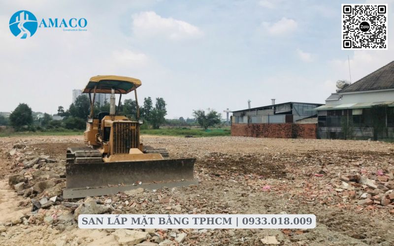 Báo giá san lấp mặt bằng tại TPHCM