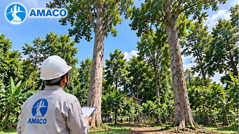 Khảo sát cây gỗ tại vườn để đánh giá các yếu tố ảnh hưởng đến giá thu mua